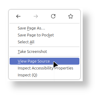 View Source Code of Channel Website